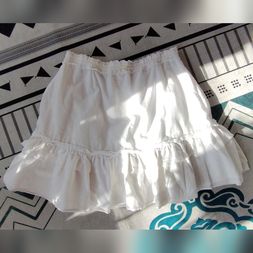 Vintage Abercrombie And Firch White Woman's Size Xs Skirt - Picture 7 of 9